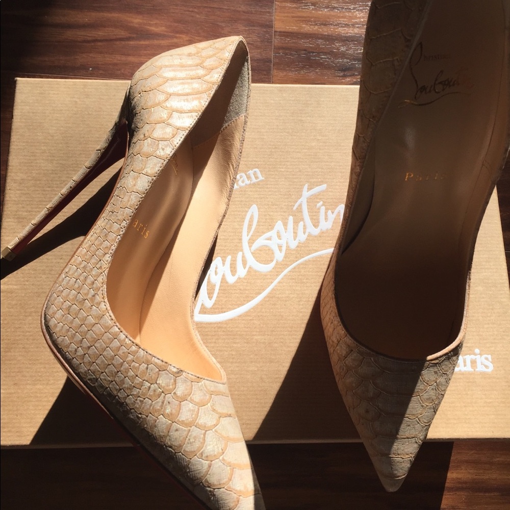 Christian Louboutin ‘So Kate’ Embossed 120mm Pumps *authentic!
